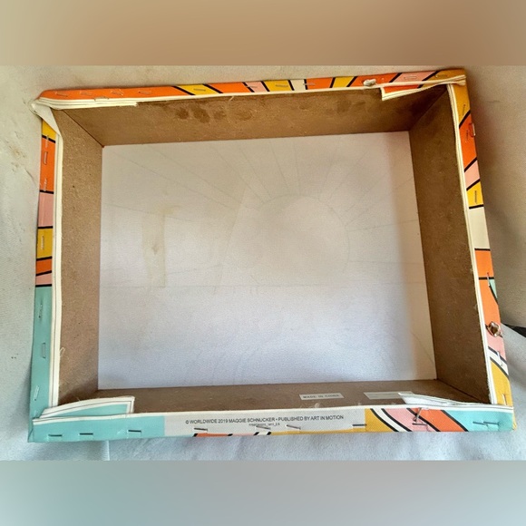 Boho Home Decor Stay Groovy Canvas Wall Art Retro Sunburst Bohemian Room Decor - Picture 2 of 11